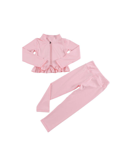 Pink Pop Zip Up Jacket and Leggings Set ***Pre-Order ETA 8 Weeks***