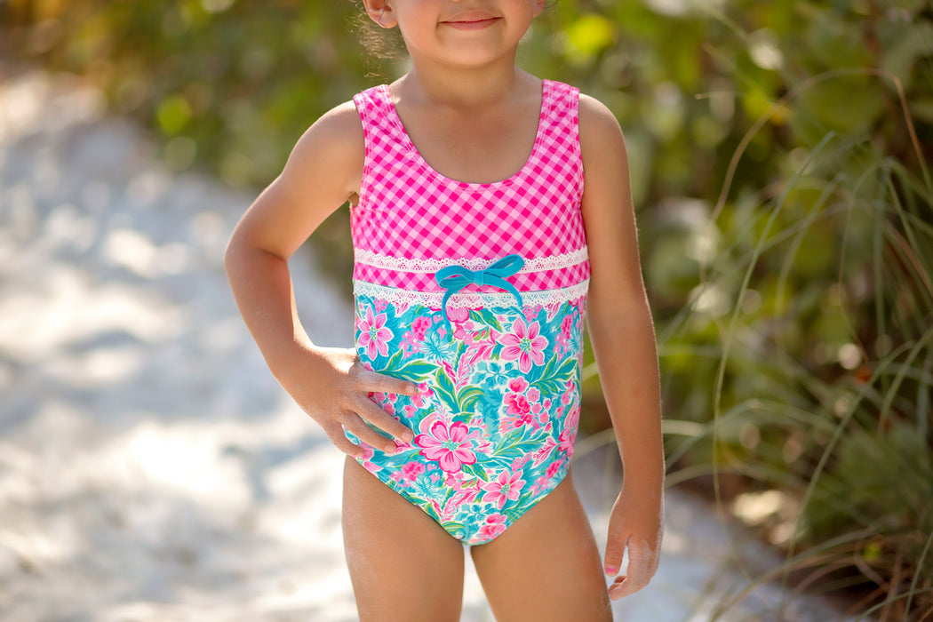 Seaside Summer Blooms Swim