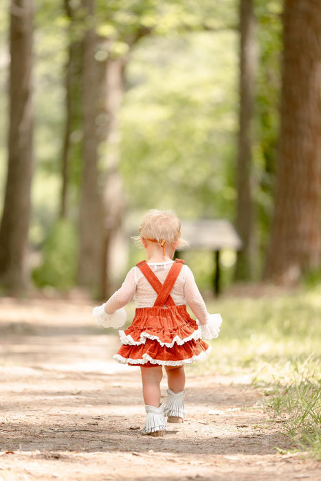 Rust Orange Overalls