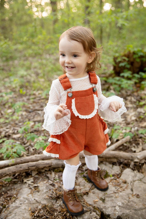 Rust Orange Overalls