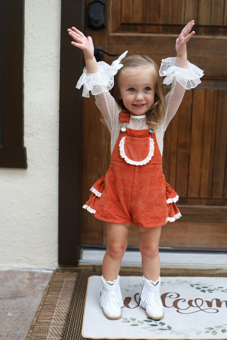 Rust Orange Overalls