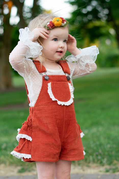 Rust Orange Overalls