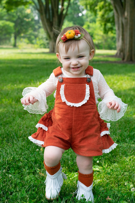 Rust Orange Overalls