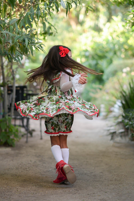 Winter Berry Pinafore