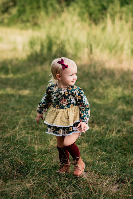 Teal Magnolia Tunic Set