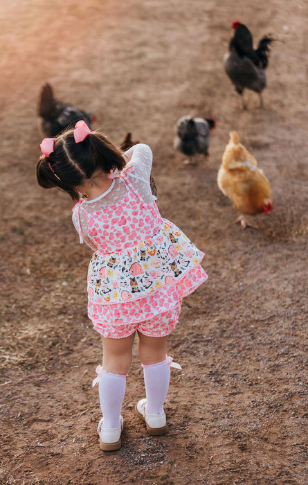 Country Charm Farmyard Friends Tunic Set- Ready to ship end of Feb.