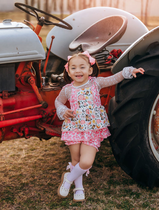 Country Charm Farmyard Friends Tunic Set- Ready to ship end of Feb.