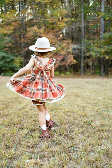 Pumpkin Spice Pinafore Set