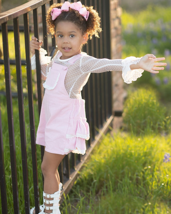 Blissfully Pink Overalls