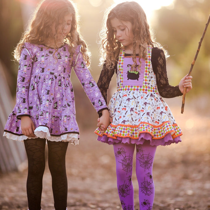 Hocus Pocus Cauldron Bubble Inspired Tunic and Shorts