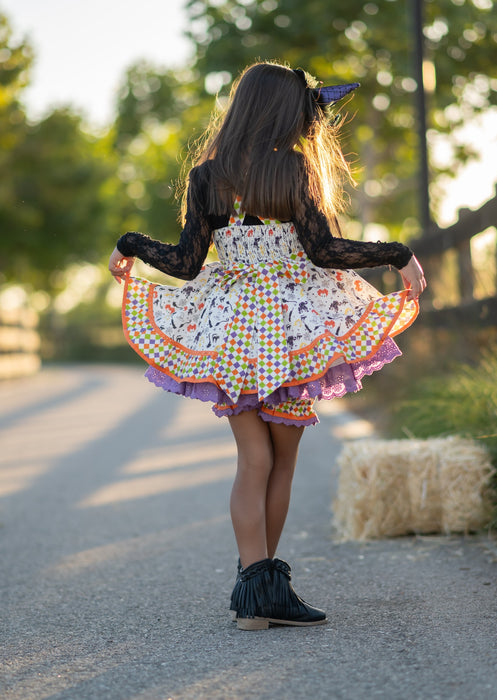 Hocus Pocus Cauldron Bubble Inspired Tunic and Shorts