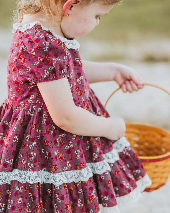 Little Miss Mulberry Twirl Dress and Bloomers