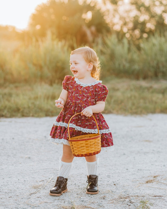 Little Miss Mulberry Twirl Dress and Bloomers