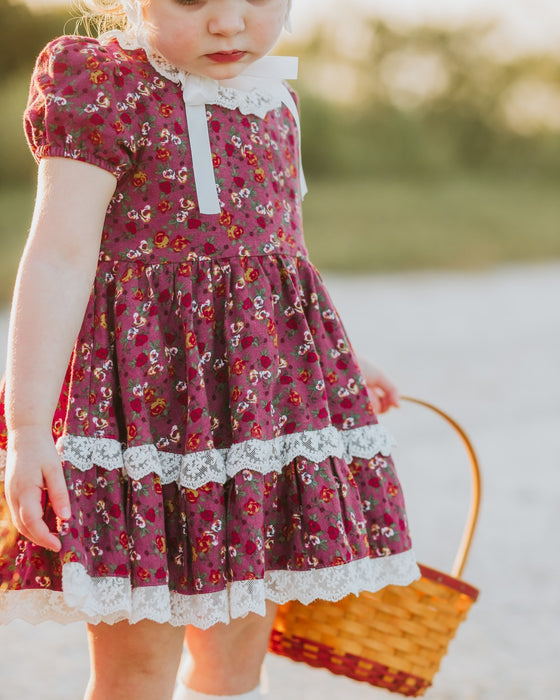 Little Miss Mulberry Twirl Dress and Bloomers