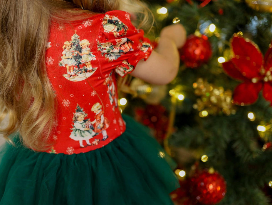 Vintage Christmas Tulle Dress***PRE-ORDER ETA 8 WEEKS***