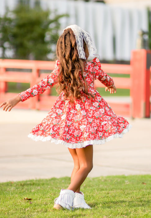 Roses Twirl Dress Set- **Pre-Order ETA 8 Weeks**