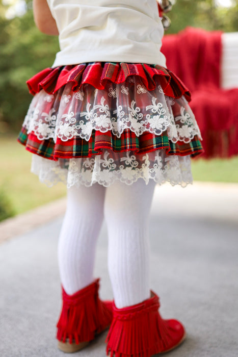 Seasons Greetings Vintage Plaid Dress