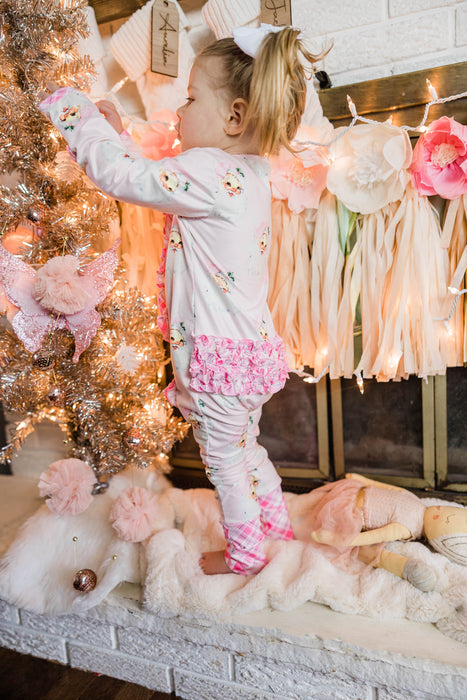 Pink Santa Bamboo Layette