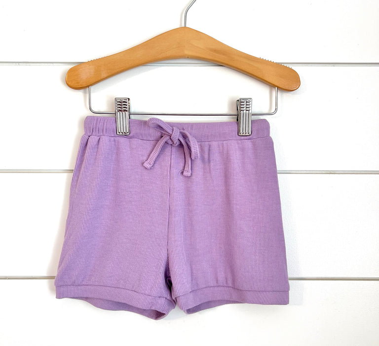 Lavender Bamboo Ribbed Playset-2 Piece Flutter Sleeve-Ready to Ship!