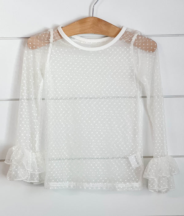 White Swiss Layering Top (Ships with Easter Garden Collection)/(Pre-Order ETA 8 Weeks)