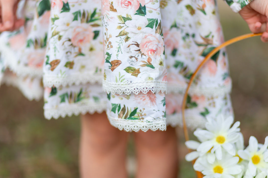 Rose Bouquet Twirl Dress Set