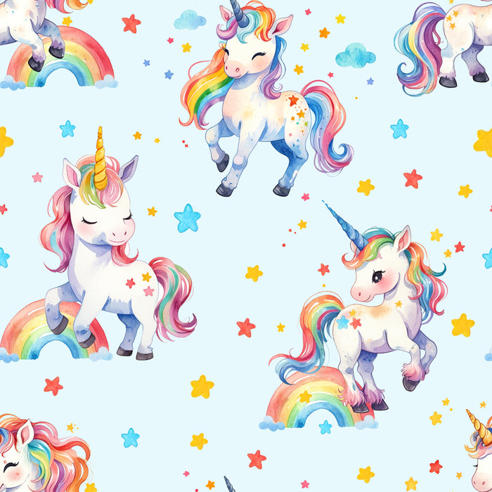 Unicorn and Rainbow Dreams-Bamboo Lounge Set ***Pre-Order ETA Ships end of March***