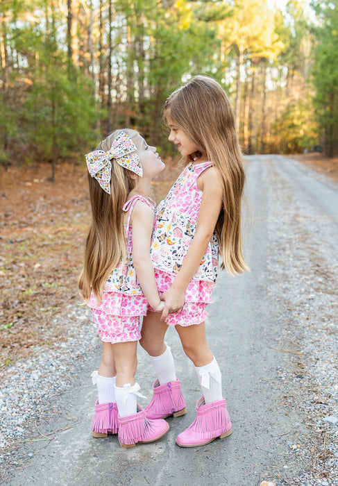 Country Charm Farmyard Friends Tunic Set- Ready to ship end of Feb.