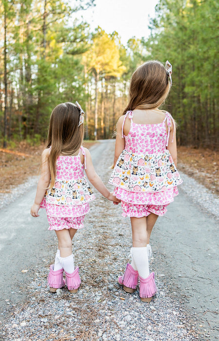 Country Charm Farmyard Friends Tunic Set- Ready to ship end of Feb.