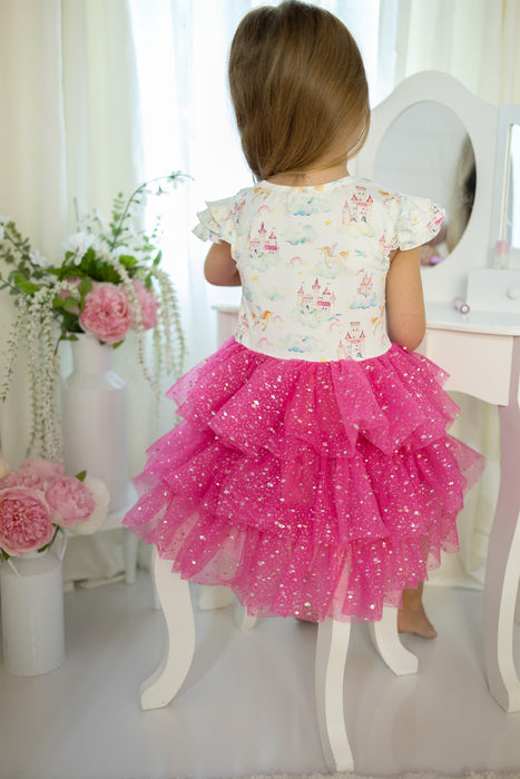 Unicorn and Castles Tulle Dress