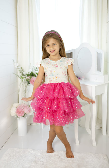 Unicorn and Castles Tulle Dress