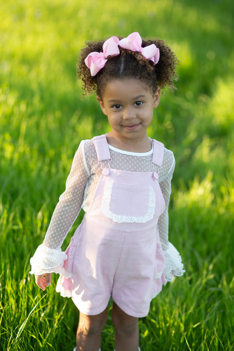 Blissfully Pink Overalls