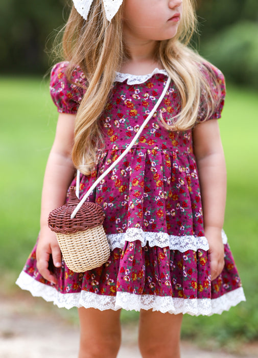 Little Miss Mulberry Twirl Dress and Bloomers