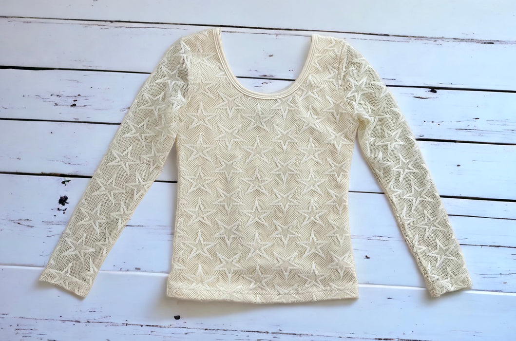 Star Lace Embroidered Top-Ready to Ship