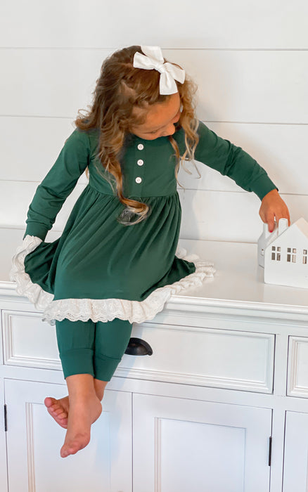 Evergreen Bamboo Playwear 2 Piece Set Long Sleeved