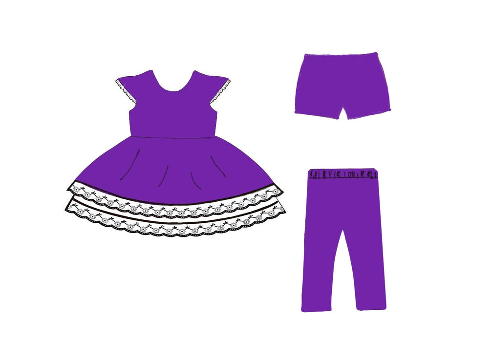 Purple Bamboo Basics 3 Piece Set **Pre-Order 6-8 Weeks**