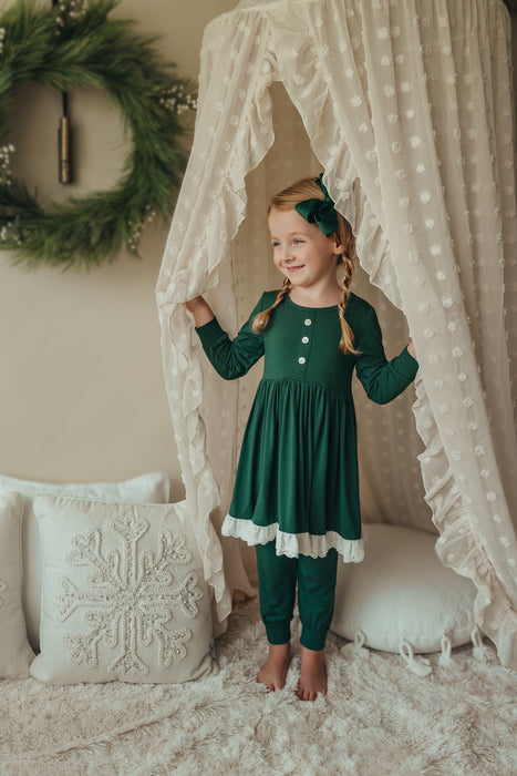 Evergreen Bamboo Playwear 2 Piece Set Long Sleeved