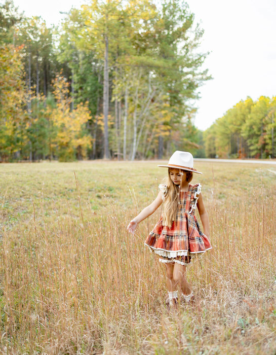 Pumpkin Spice Pinafore Set