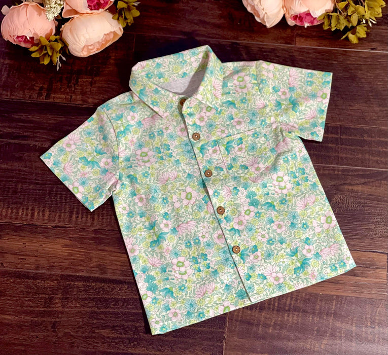 Mint for Spring-Boy Shirt