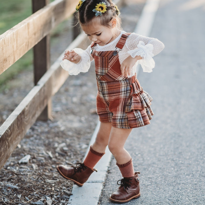 Pumpkin Spice Overalls