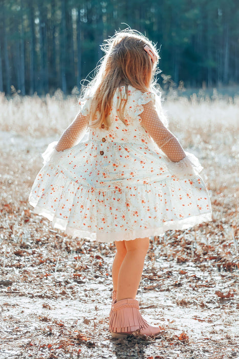 Spring Floral-Twirl Dress