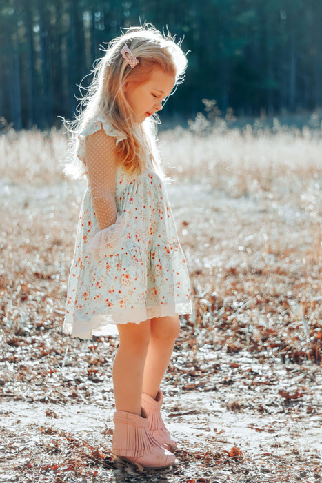 Spring Floral-Twirl Dress