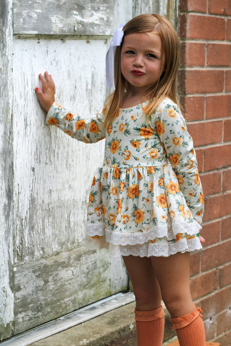 Mustard Skirted Romper