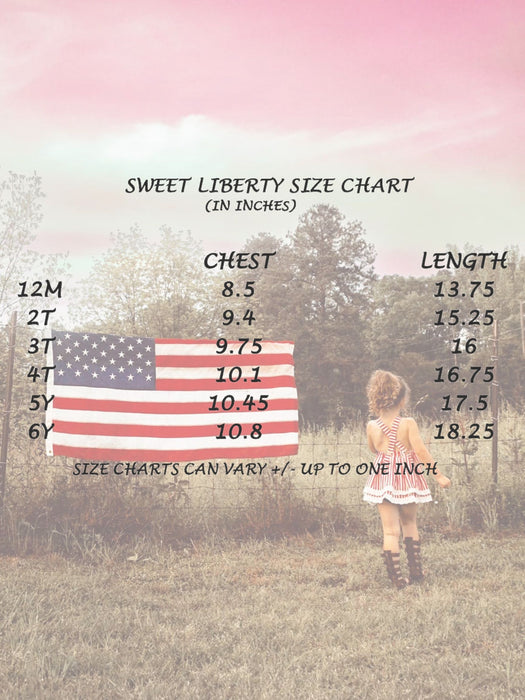 "Sweet Liberty" Skirted Romper