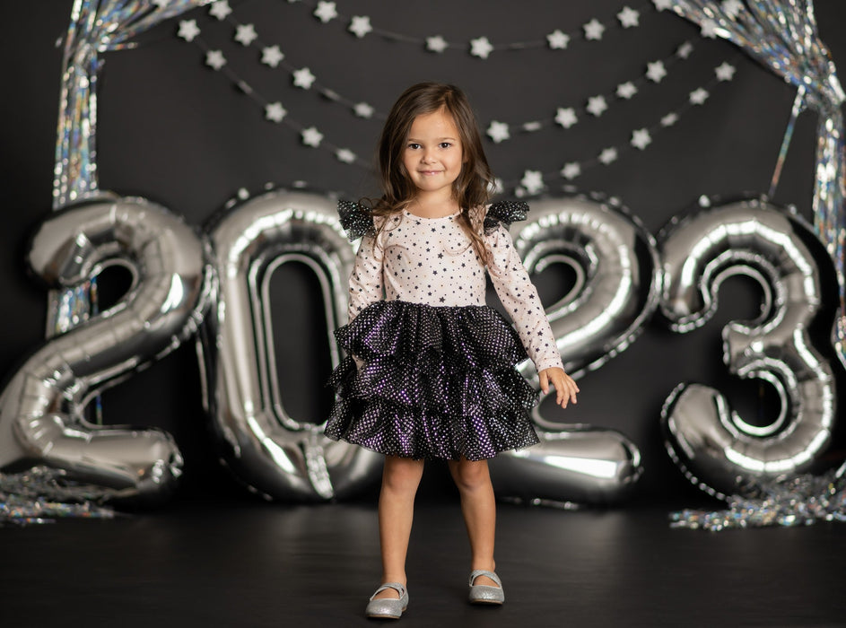 New Years Pink Sparkle Tulle