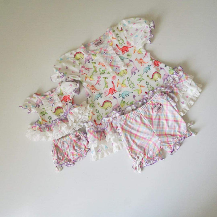 Dino Gown with bloomers